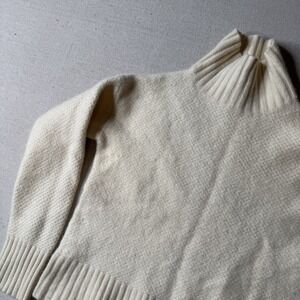 Everlane Cream Turtleneck Sweater
